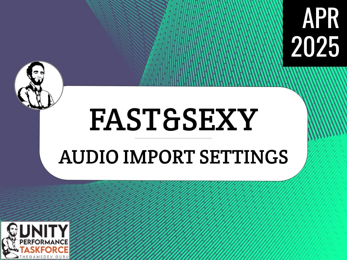 2025.04 - Fast&Sexy Audio Import Settings