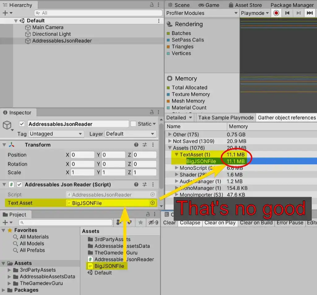 TextAsset: Nasty Memory Consumption